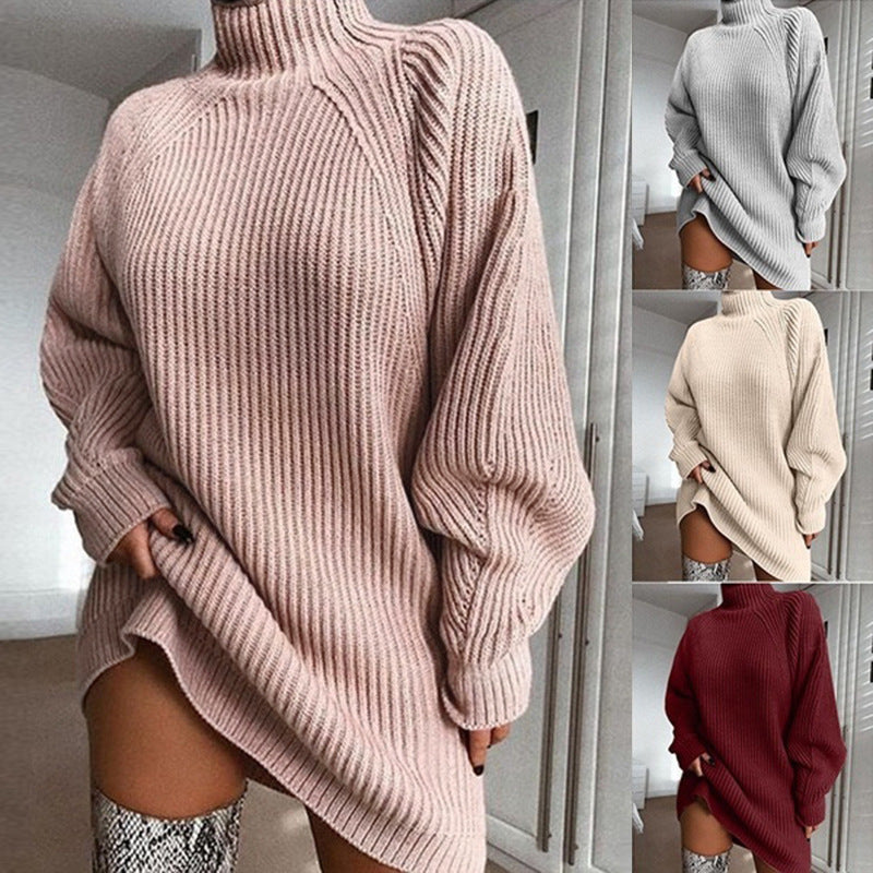 Sophie™ - Turtleneck Sweater Dress