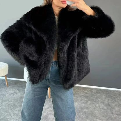 Eliza™ - Oversized Faux Fur Jacket