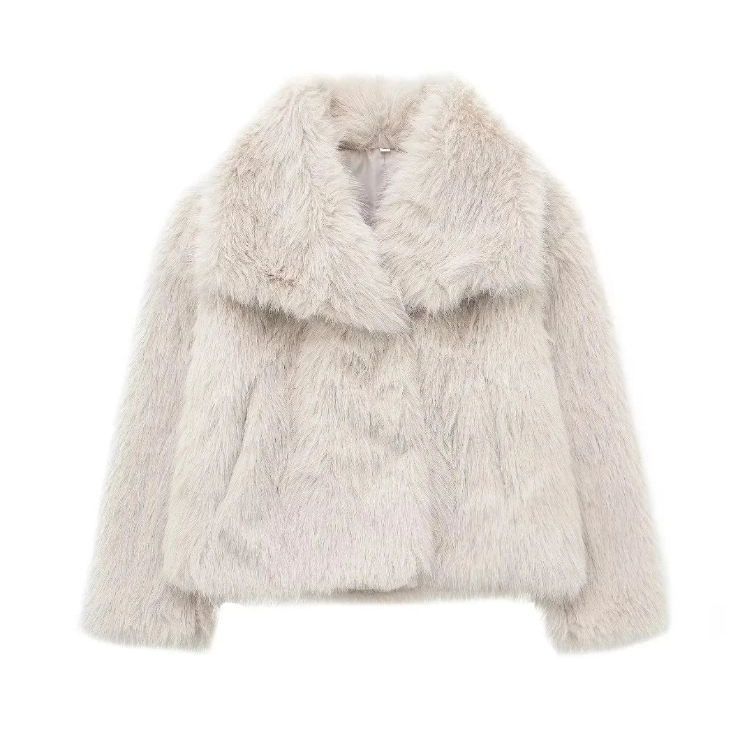 Eliza™ - Oversized Faux Fur Jacket