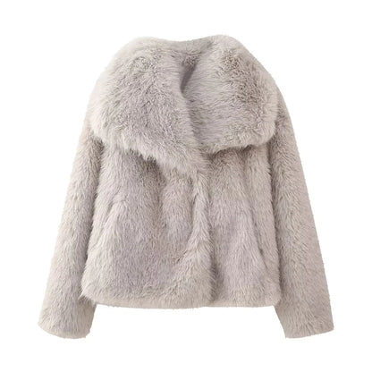 Eliza™ - Oversized Faux Fur Jacket